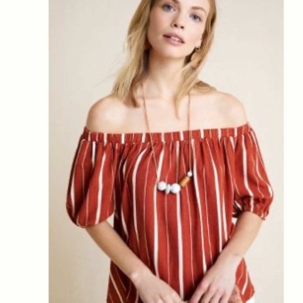 Anthropologie Elodie off the shoulder top